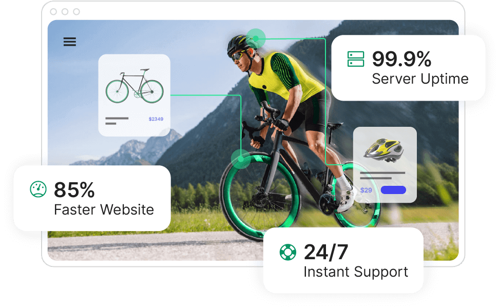  3xhost on a smartphone with a location pin